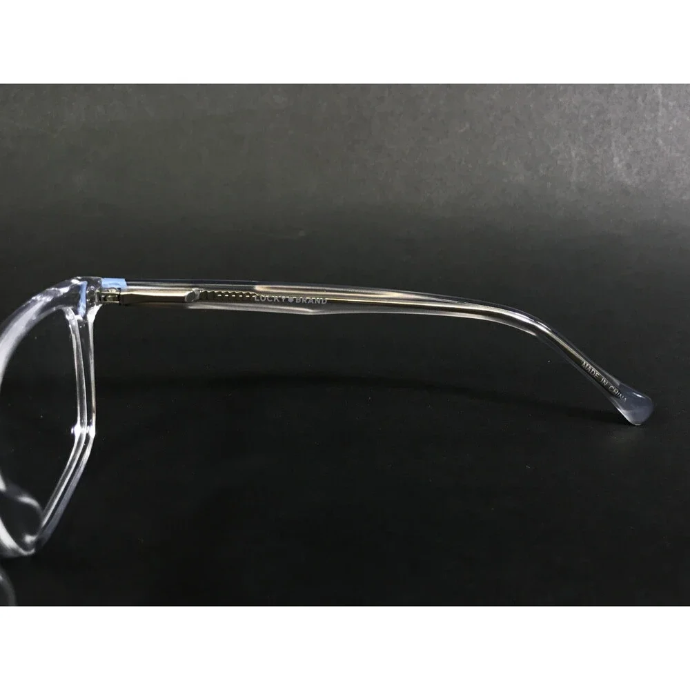 Lucky Brand Eyeglasses Frames VLBD824 CRYSTAL Clear Rectangle Full Rim 49-16-130